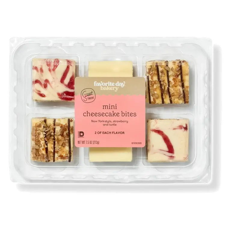 Mini Cheesecake Bites Sampler - 7.5oz/6ct - Favorite Day