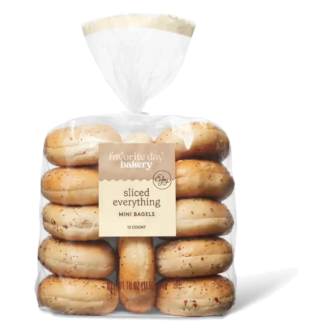 Mini Everything Bagels - 16oz/12ct - Favorite Day™