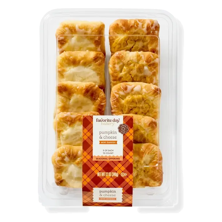 Mini Pumpkin Mini Danish - 12oz/10ct - Favorite Day™