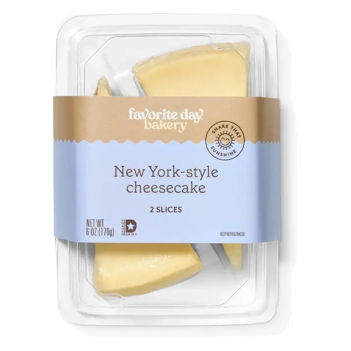 New York Style Cheesecake Slices, 6oz/2ct