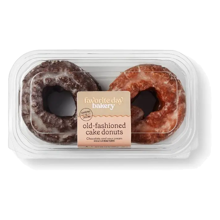 Old Fashioned Cake Donuts - 14oz/4ct - Favorite Day™