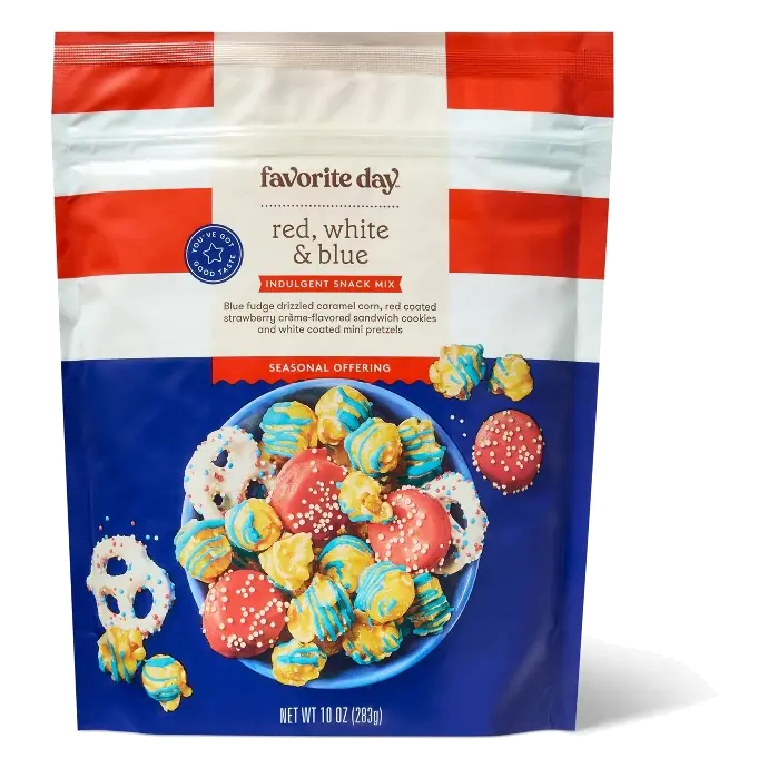 Red, White, & Blue Indulgent Snack Mix - 10oz - Favorite Day™