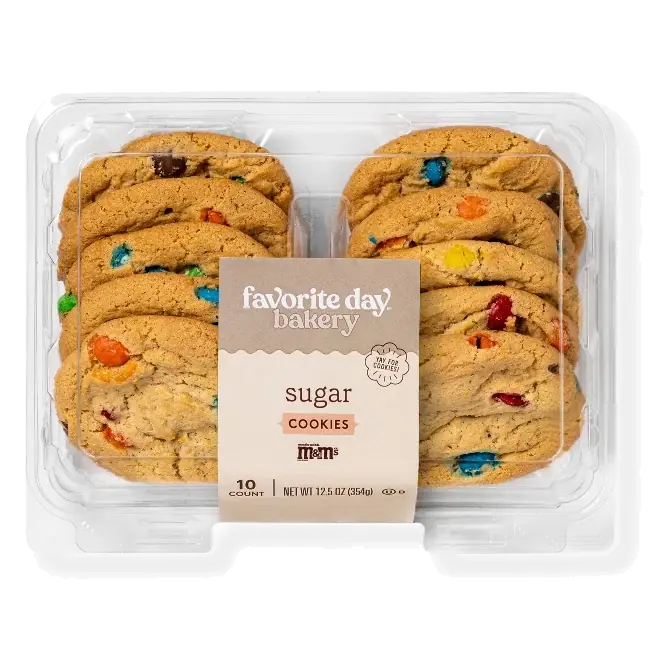 Sugar Cookies with M&Ms - 10ct/12.5oz - Favorite Day