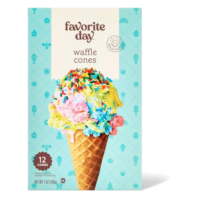 Waffle Cones - 12ct - Favorite Day