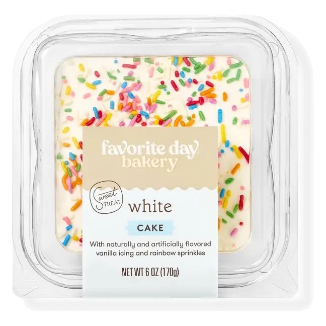 White Cake Slice - 6oz - Favorite Day