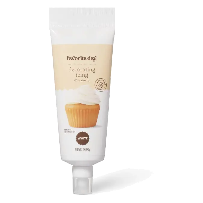 White Star Tip Decorating Icing - 8oz - Favorite Day