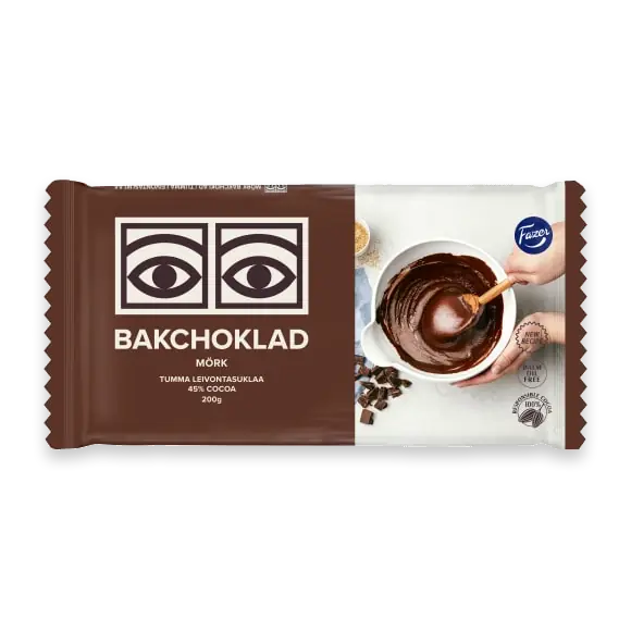 Bakchoklad Ögon / Mörk 45% Cocoa