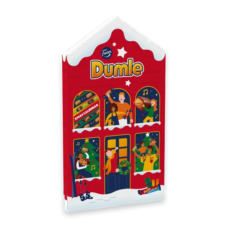 Chokladask Dumle Christmas calendar 225g