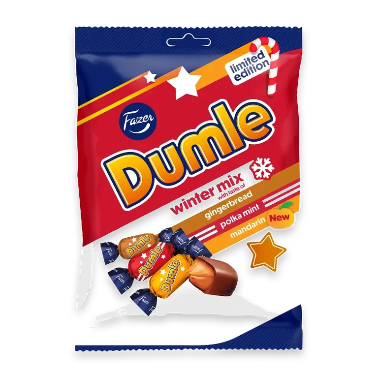 Chokladpåsar Dumle Winter Mix 180g