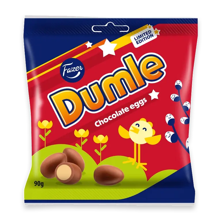 Chokladpåse Dumle Chokladägg 90g