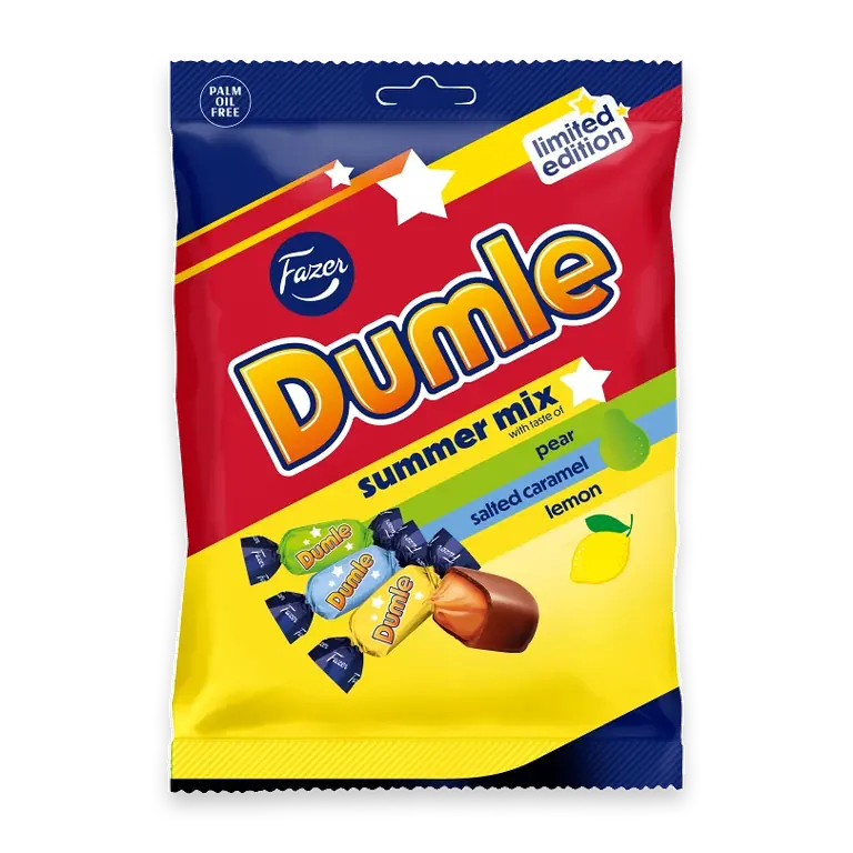 Chokladpåse Dumle Summer mix 180 Gram