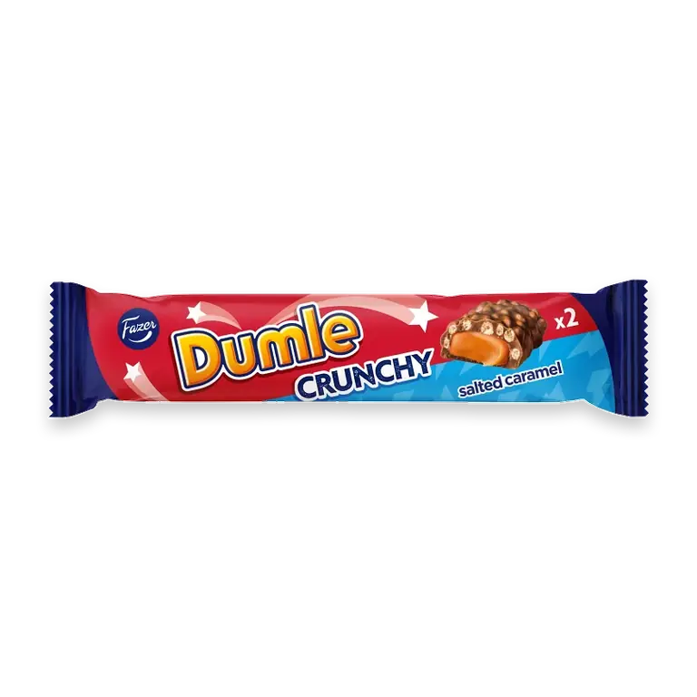 Chokladstycksak Dumle Crunchy Salt Karamell 55g