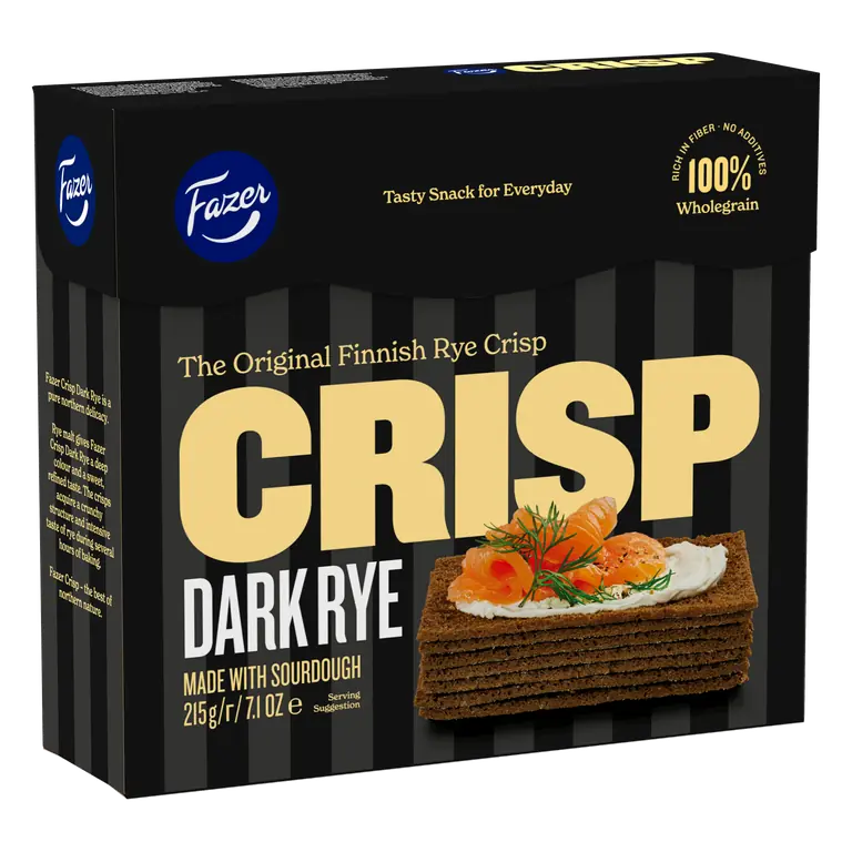 Crisp Dark Rye Mörk Rågbröd