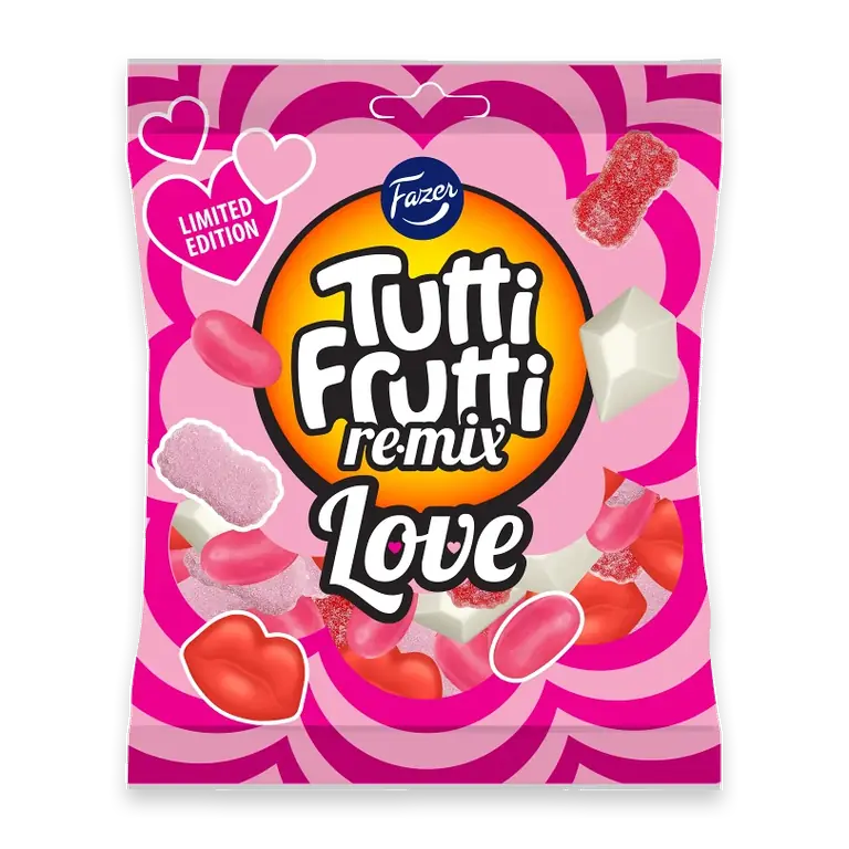 Godispåse Tutti Frutti Remix Love 150g