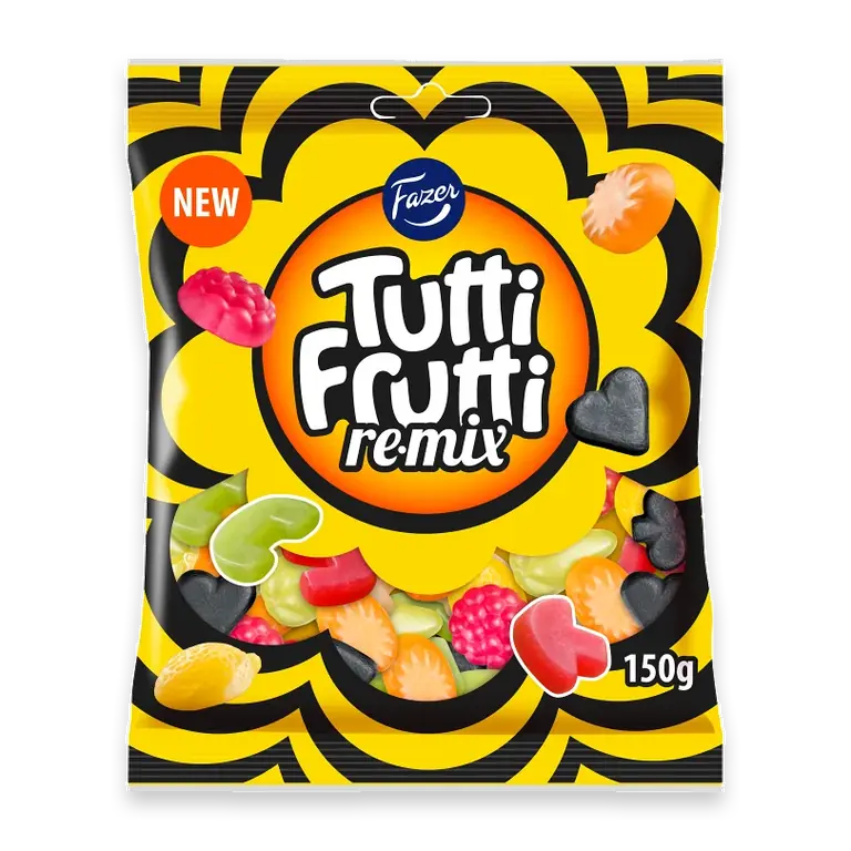 Godispåse Tutti Frutti Remix Original 150g