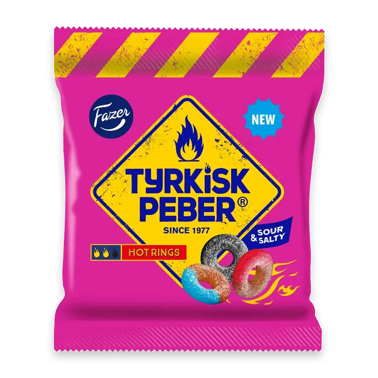 Godispåse Tyrkisk Peber Hot Rings 150g