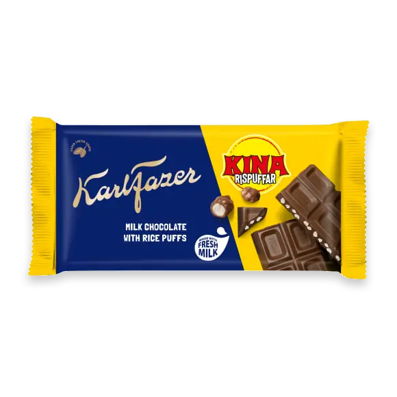 Kina Rispuffar Karl Fazer Chokladkaka