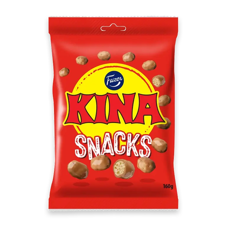 Kina Röd Snacks 160g