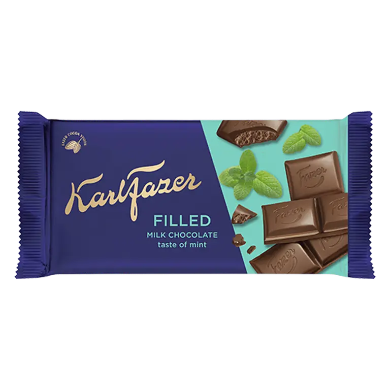 Mjölkchoklad Filled Mint
