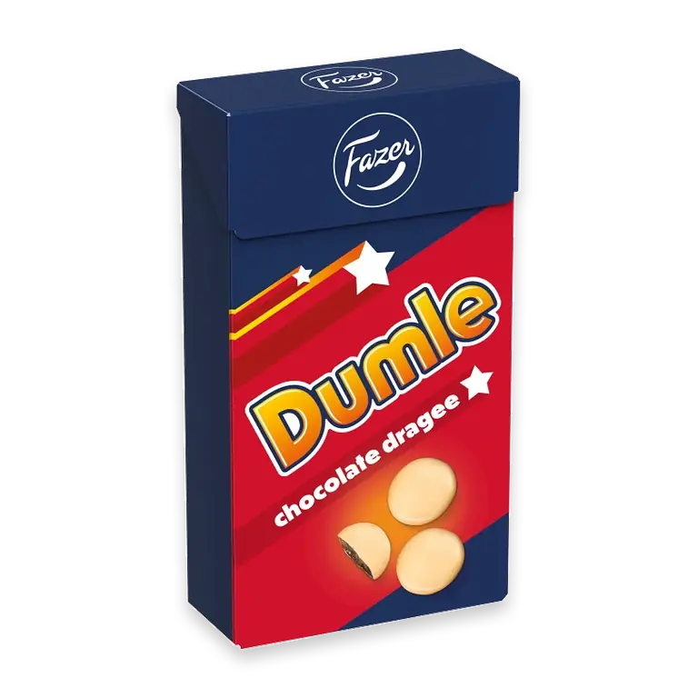 Tablettask Chokladdragéer Dumle 38g