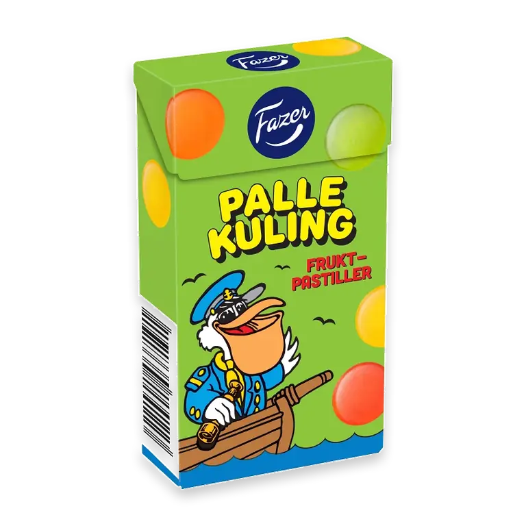 Tablettask Palle Kuling Fruktiga smaker 38g