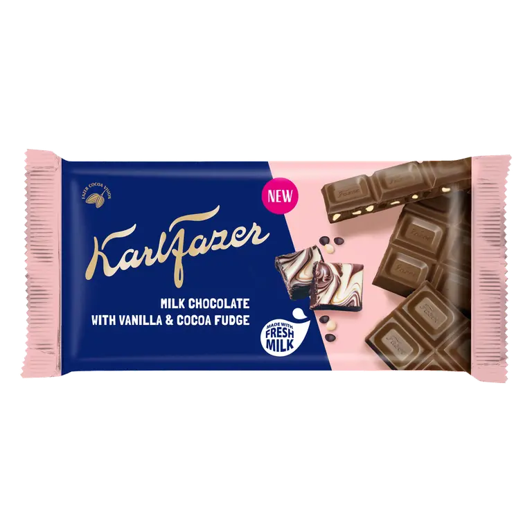 Vanilla Cocoa Fudge Karl Fazer