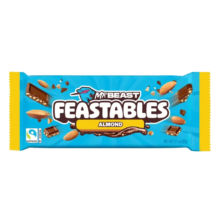 Almond Chocolate with Almond Chunks Mrbeast Bar