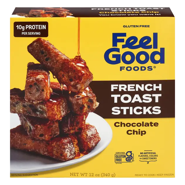 Feel Good Foods Chocolate Chip French Toast Sticks 12 oz