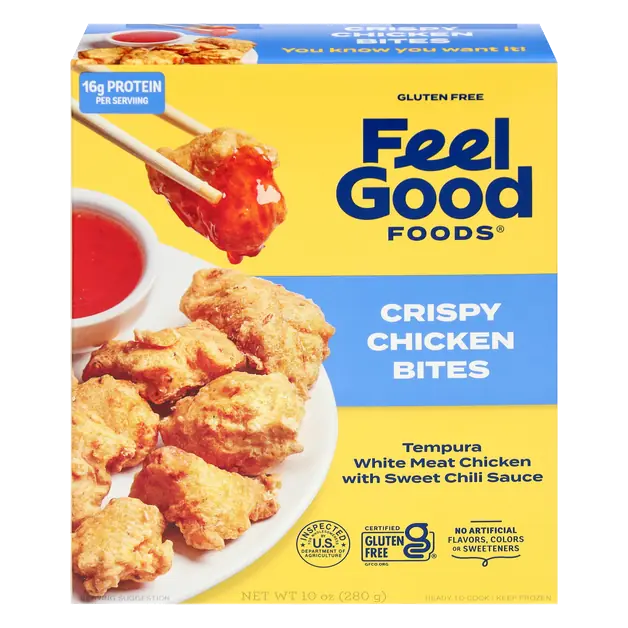 Gluten Free Crispy Chicken Bites with Sweet Chili Sauce