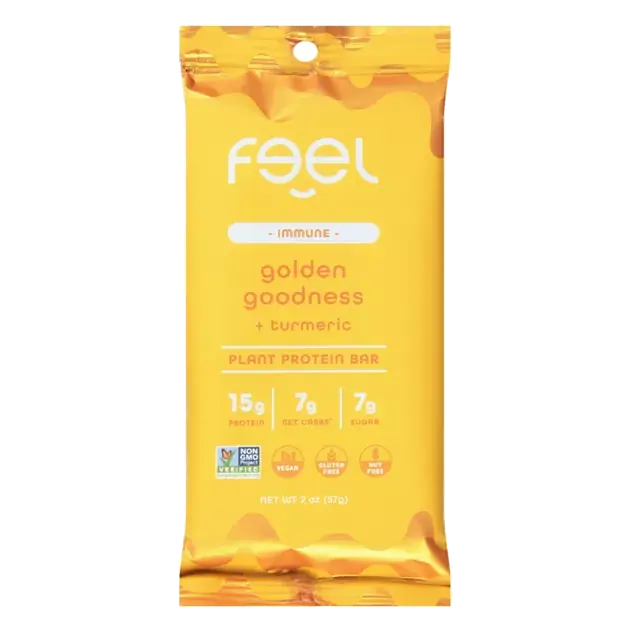 Plant Protein Bar, Golden Goodness + Turmeric, Immune