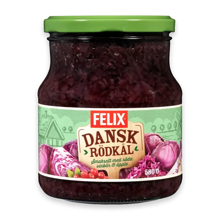Dansk Rödkål 580g