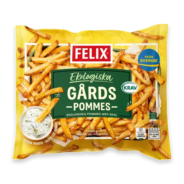 Gårdspommes med skal 600g KRAV