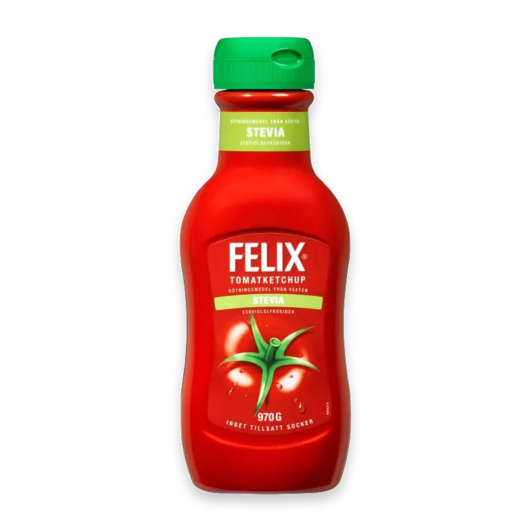 Ketchup Stevia 970g