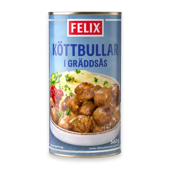 Köttbullar i Gräddsås