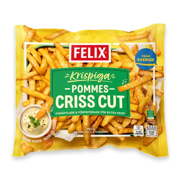 Pommes Criss Cut Frysta