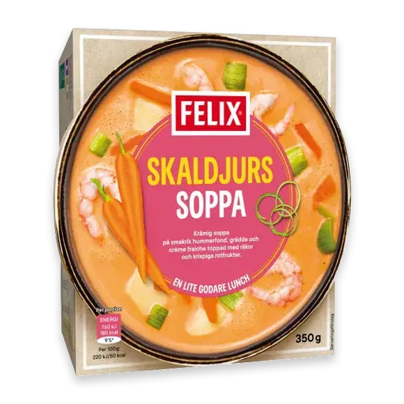 Skaldjurssoppa Fryst/1 Port