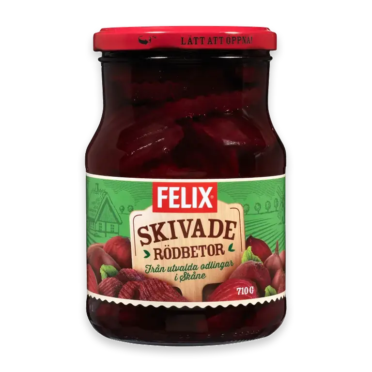 Skivade Rödbetor 710g
