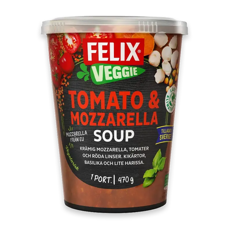 Soppa Tomato och Mozzarella 470g