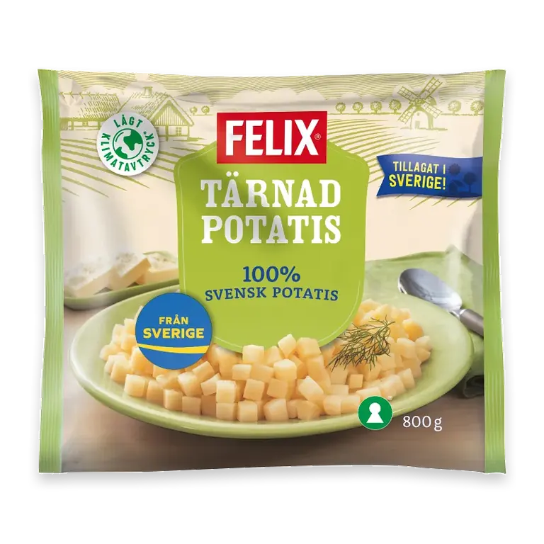 Tärnad potatis 800g