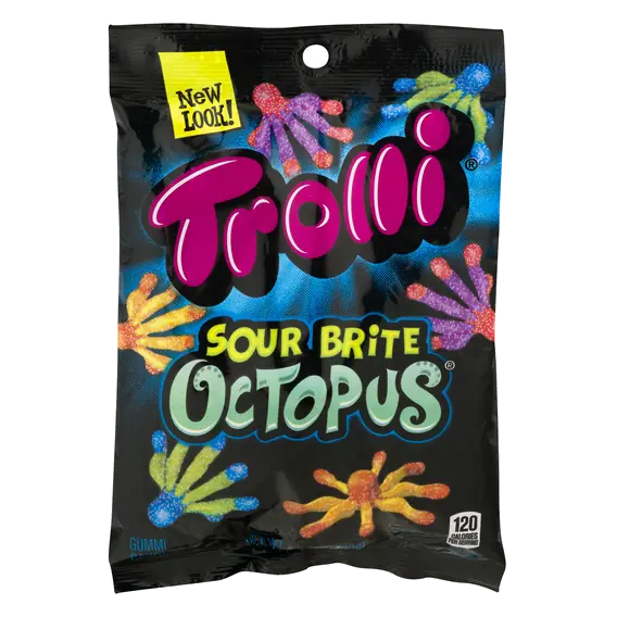 Trolli Sour Bright Octopus Gummi Candy