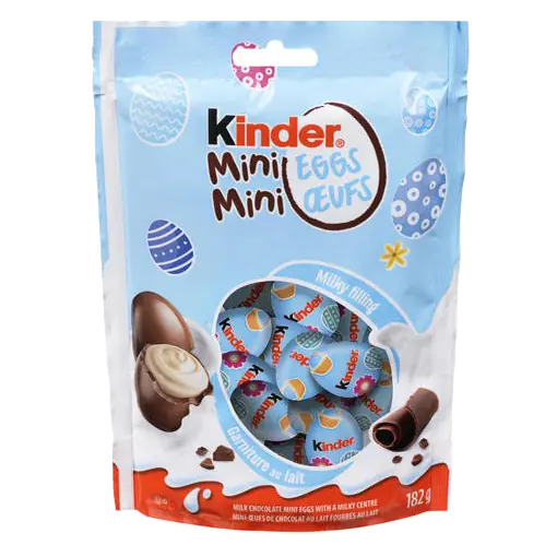 Ferrero Canada Kinder Milk Chocolate Mini Eggs 182 g