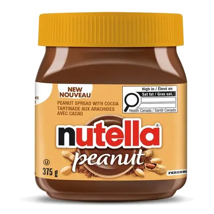 Ferrero Canada Nutella Peanut Spread 375 g