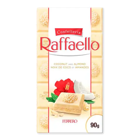 Ferrero Canada Raffaello Chocolate Bar Coconut And Almond 90 g