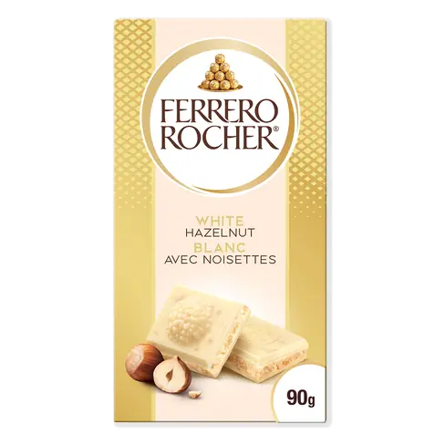Ferrero Canada Tablet Bar White Chocolate Hazelnut 90 g