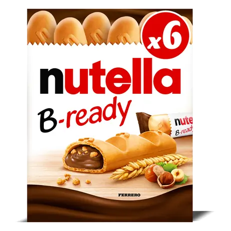 Ferrero Nutella Bars B-Ready 6 Pack 132 g