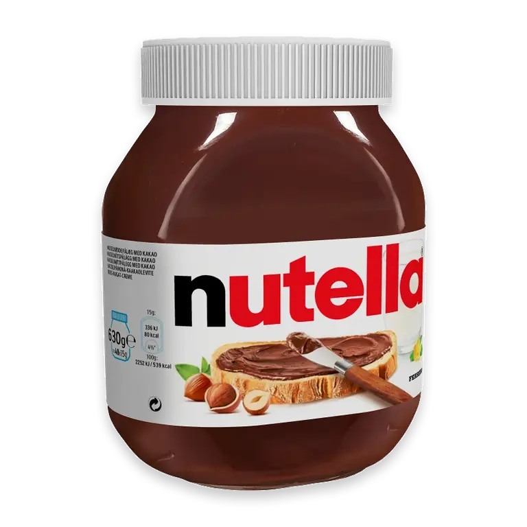 Hasselnötskräm Nutella 630g