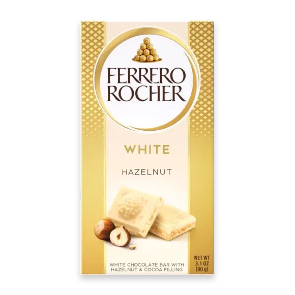Hazelnut White Chocolate Tablet