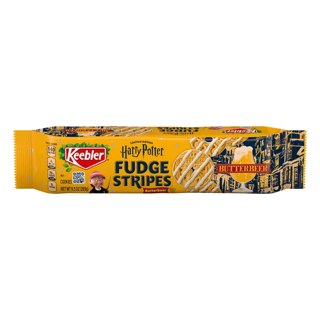 Keebler Harry Potter Butterbeer Fudge Stripes Cookies