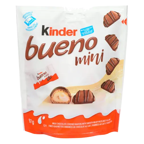 Kinder Bueno Mini's Milk Chocolate and Hazelnut Cream Candy Bars 97 g