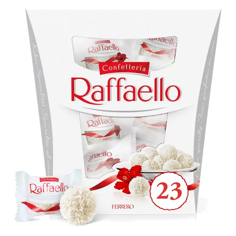 Raffaello Coconut and Almond Pralines Gift Box 23 Pieces